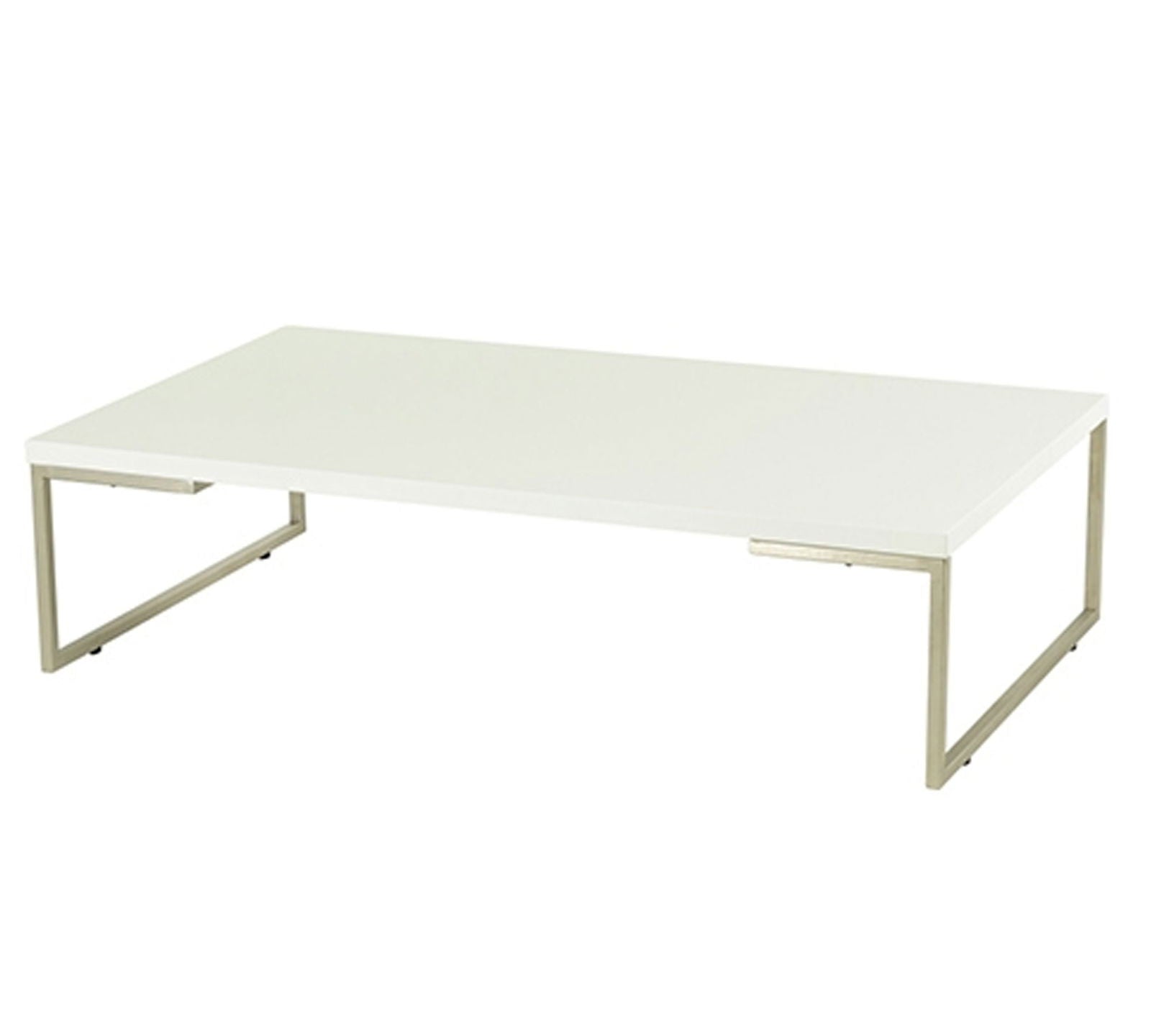 Metal Frame Base Particle Board Top Center Table -