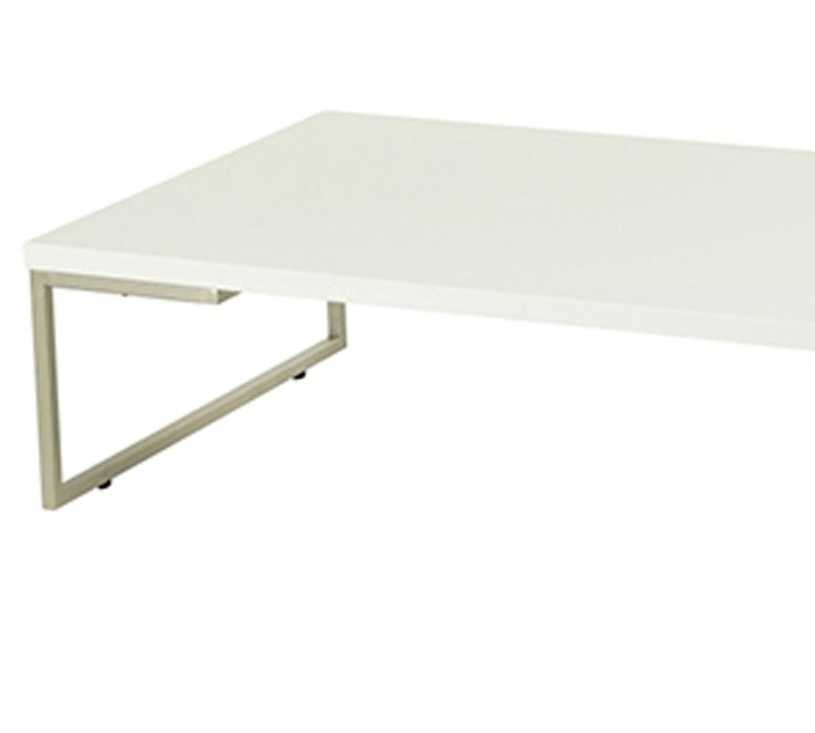 Metal Frame Base Particle Board Top Center Table -