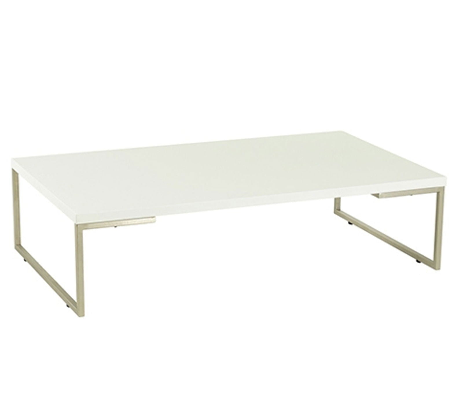 Metal Frame Base Particle Board Top Center Table -