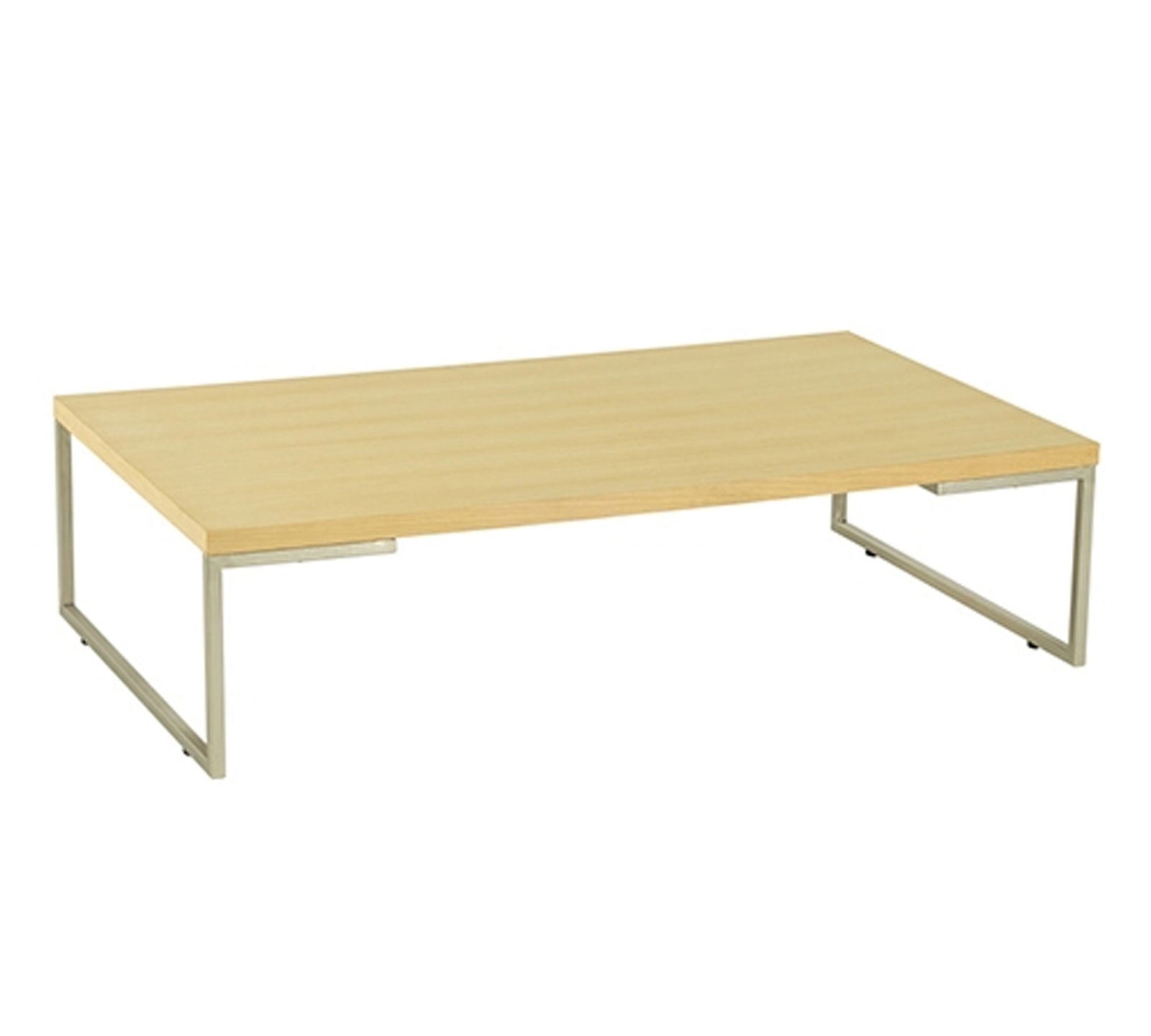 Metal Frame Base Particle Board Top Center Table -