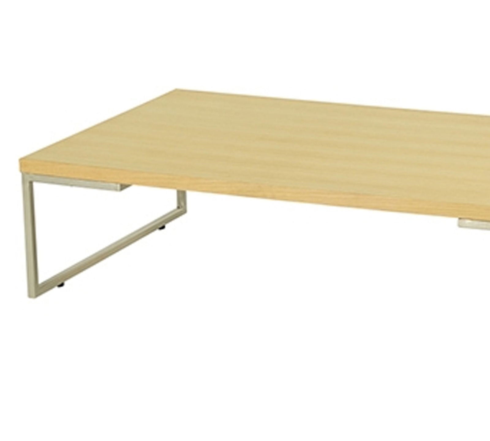 Metal Frame Base Particle Board Top Center Table -