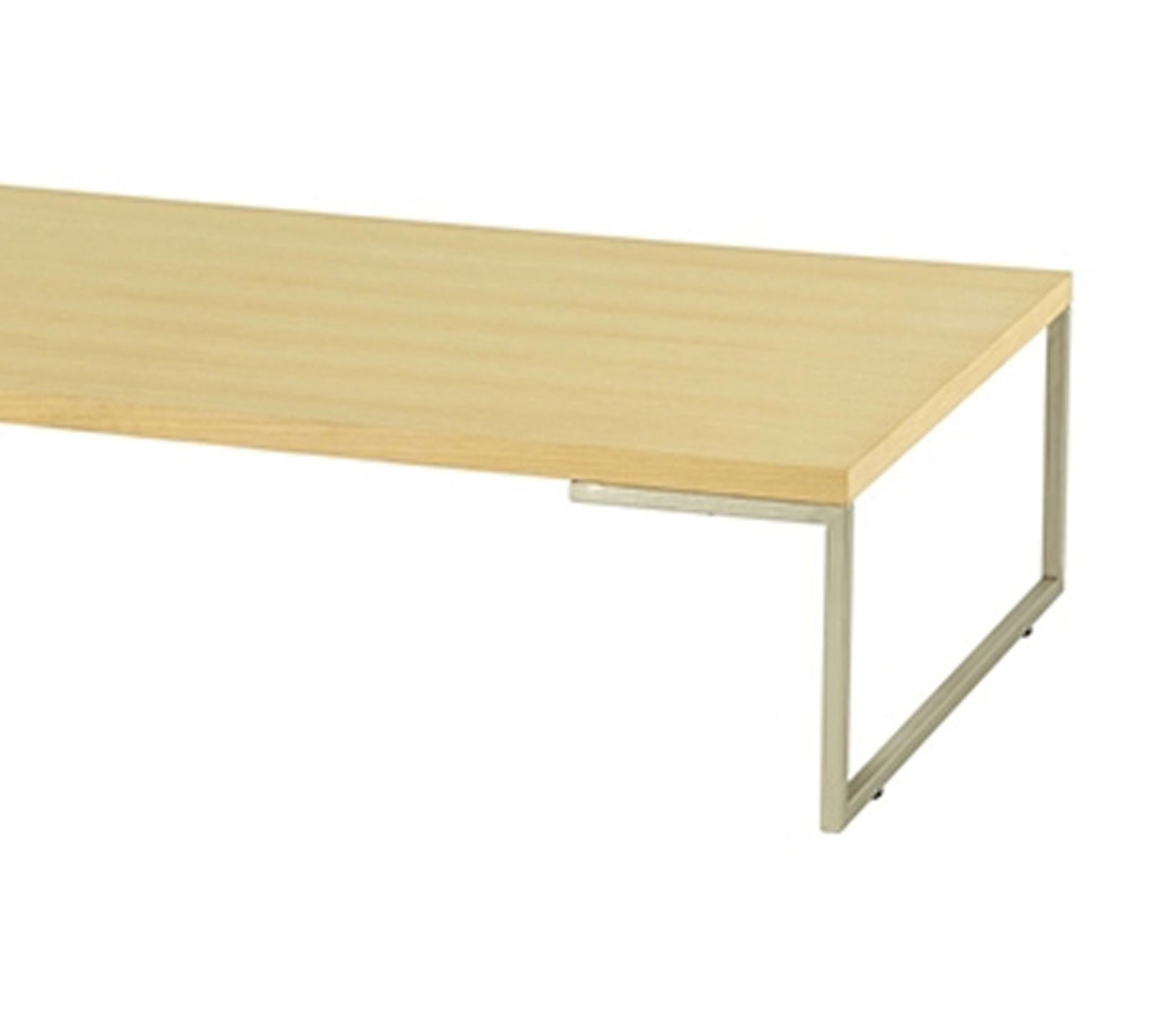 Metal Frame Base Particle Board Top Center Table -