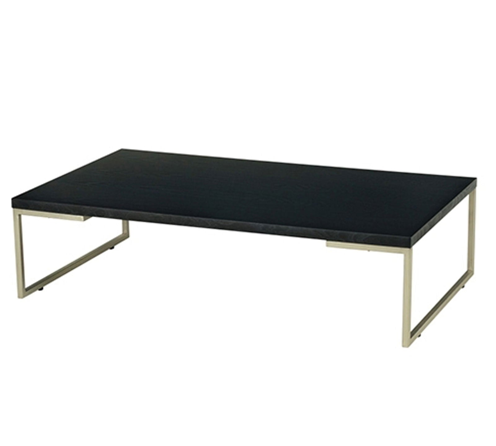 Metal Frame Base Particle Board Top Center Table -