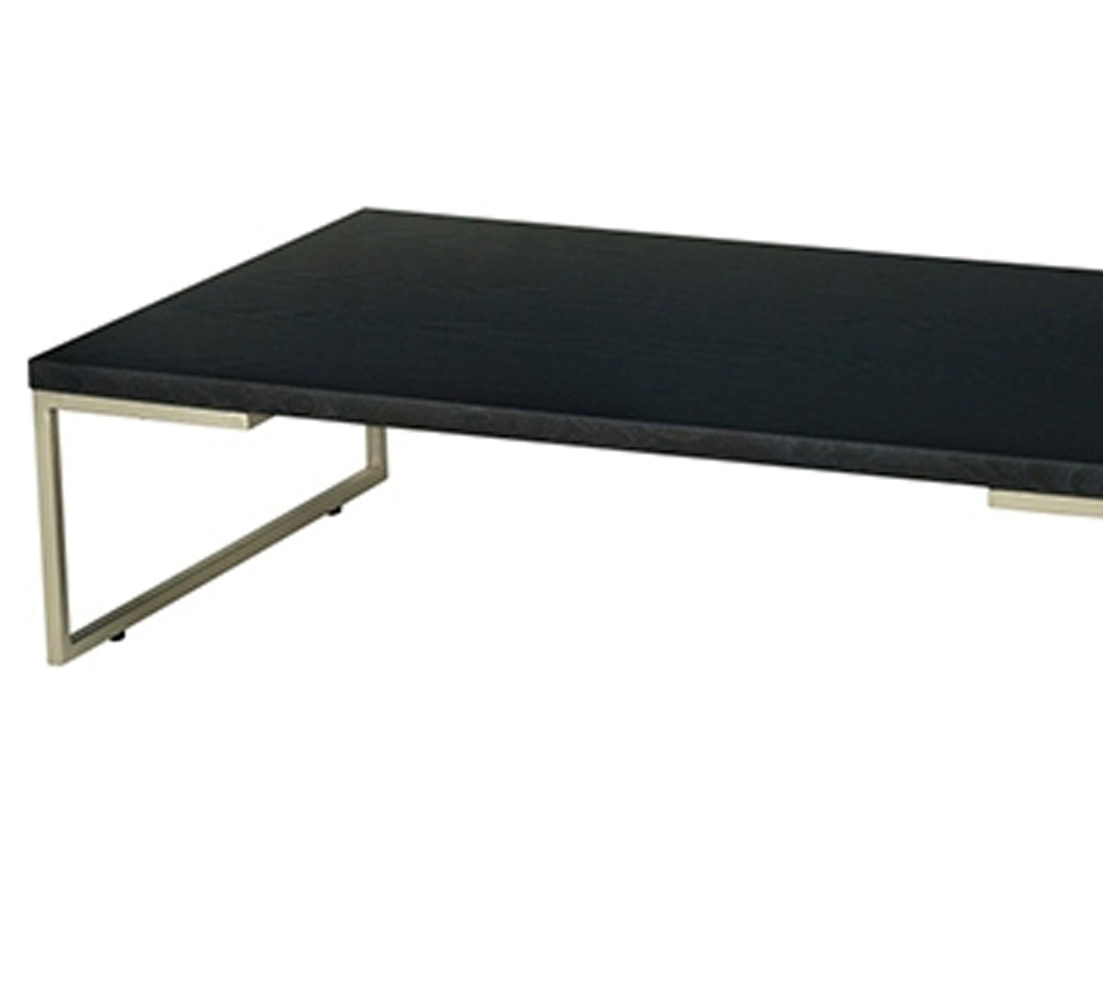 Metal Frame Base Particle Board Top Center Table -