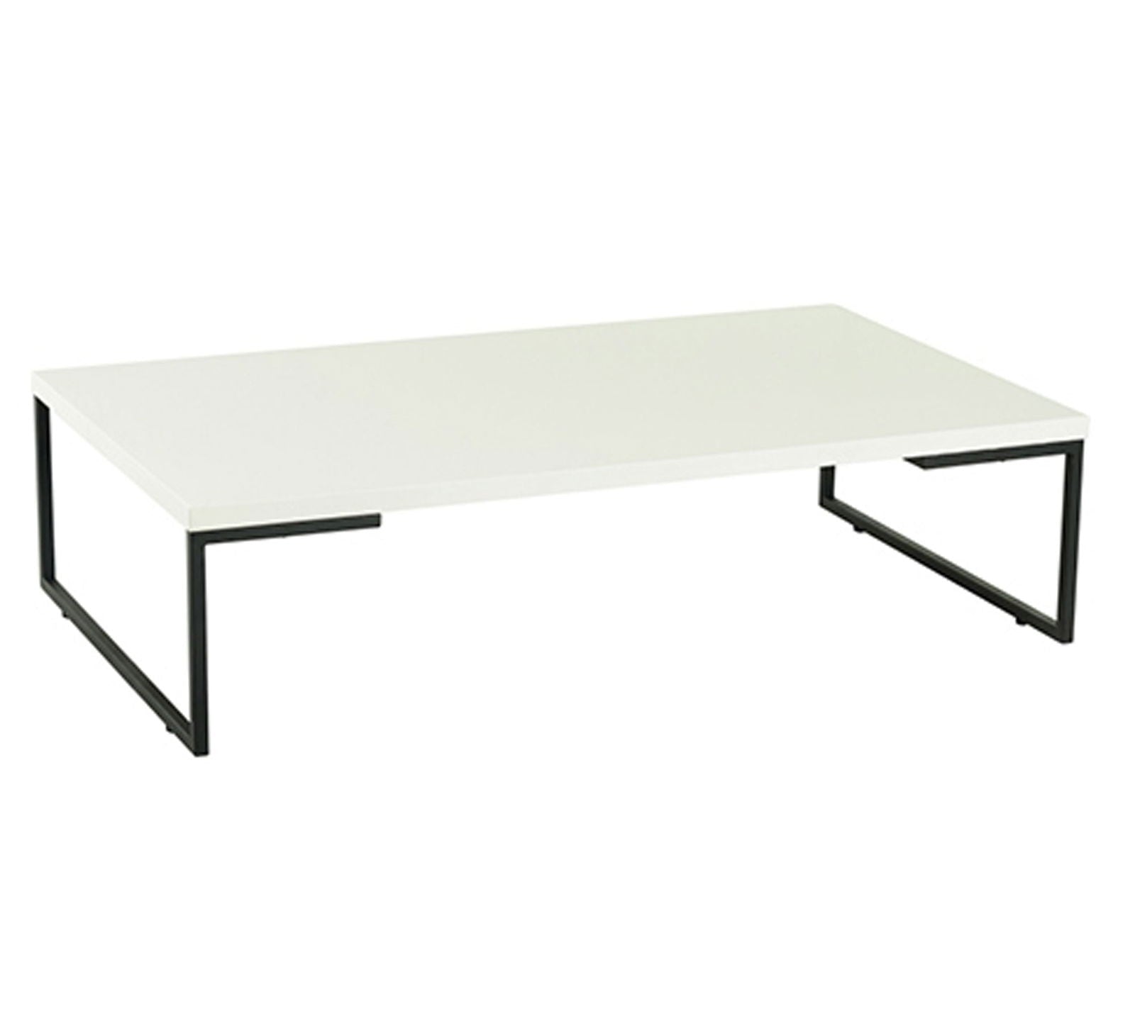 Metal Frame Base Particle Board Top Center Table -