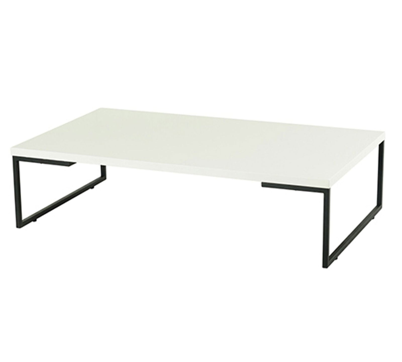 Metal Frame Base Particle Board Top Center Table -