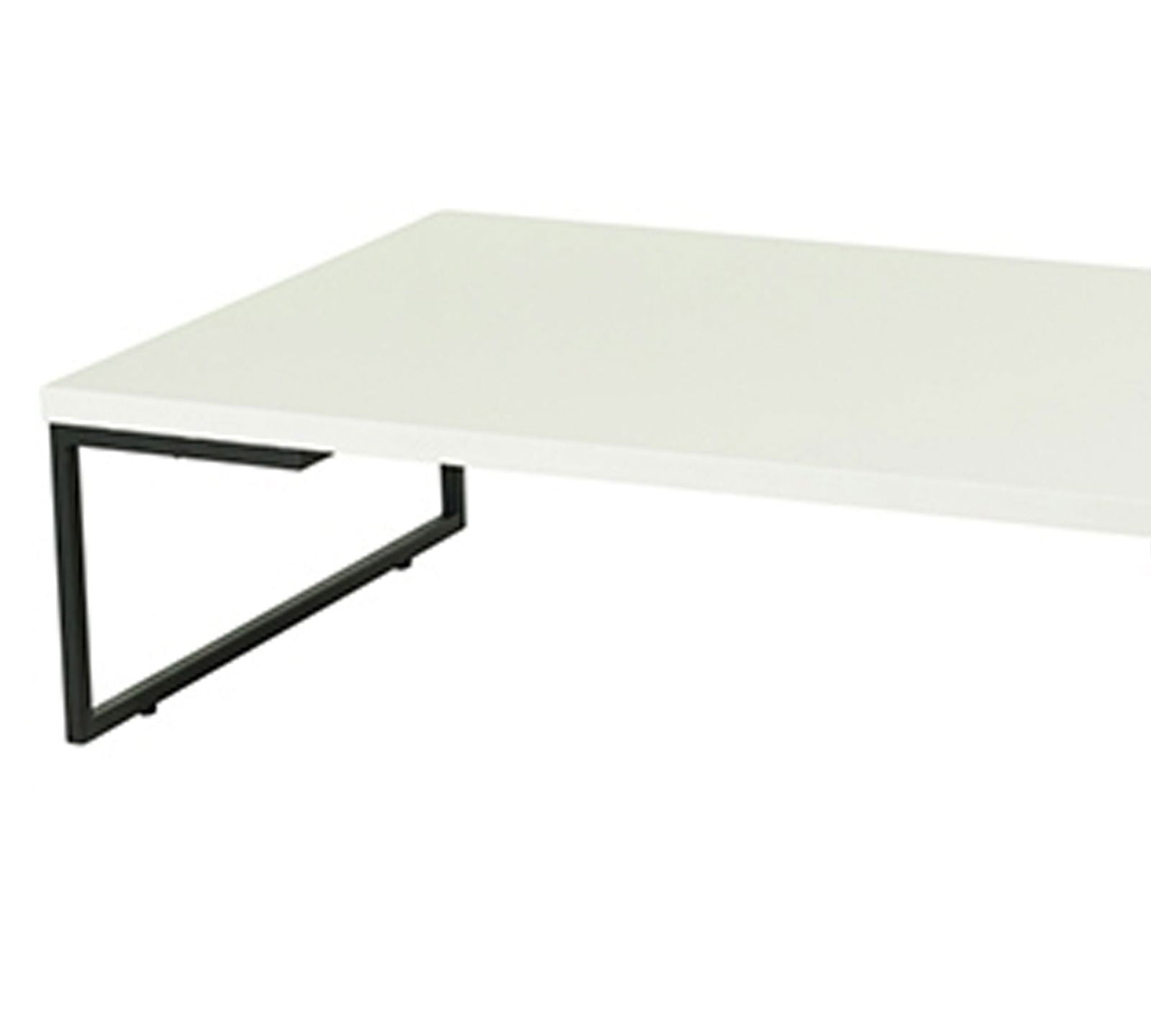 Metal Frame Base Particle Board Top Center Table -