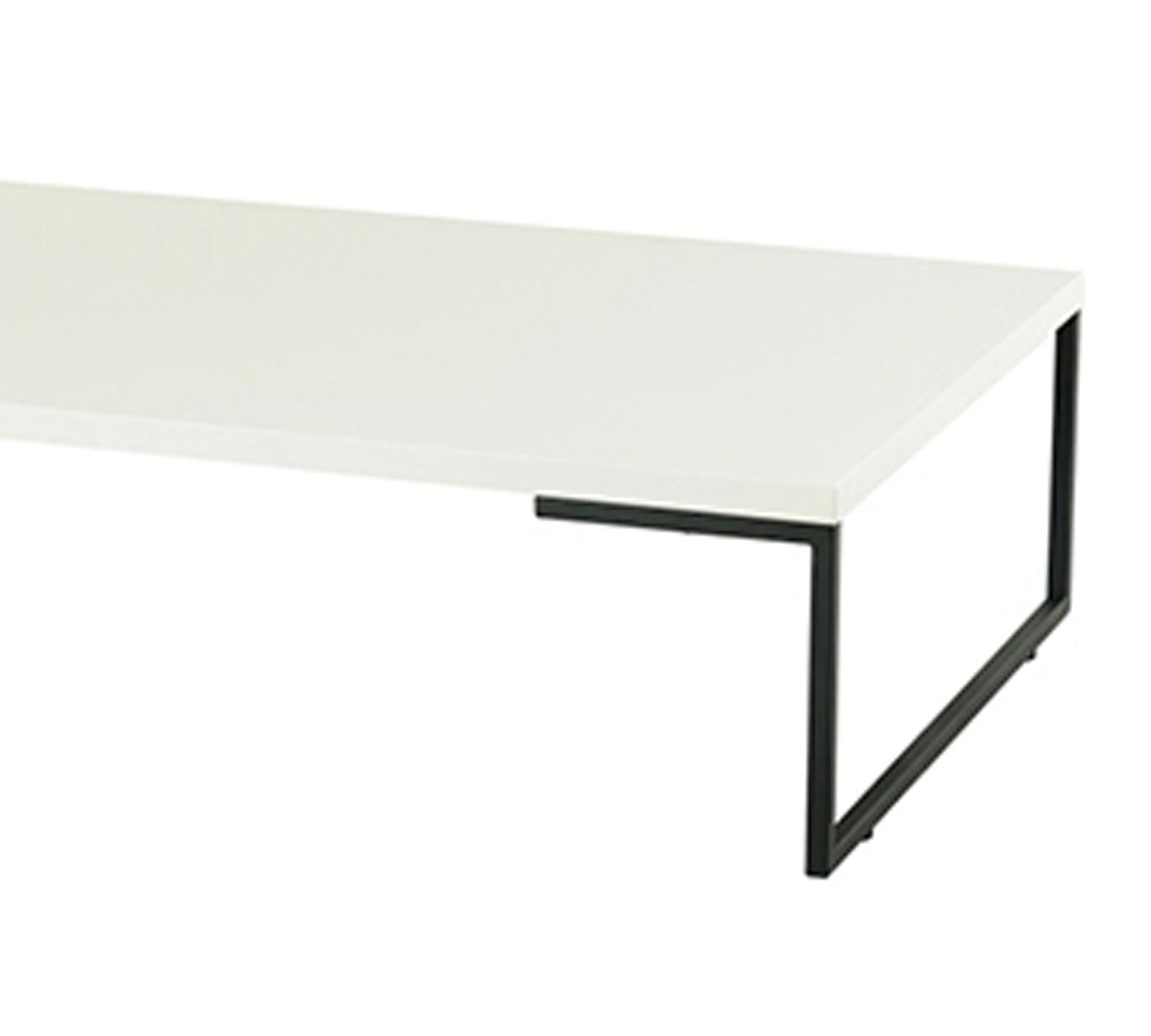 Metal Frame Base Particle Board Top Center Table -