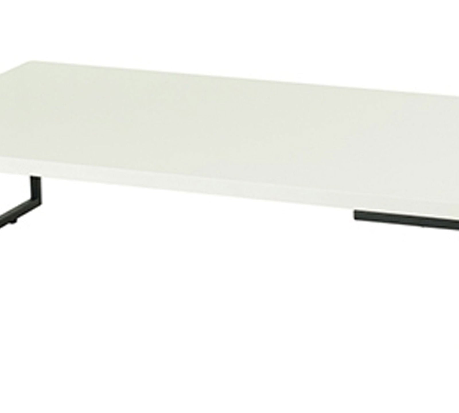 Metal Frame Base Particle Board Top Center Table -