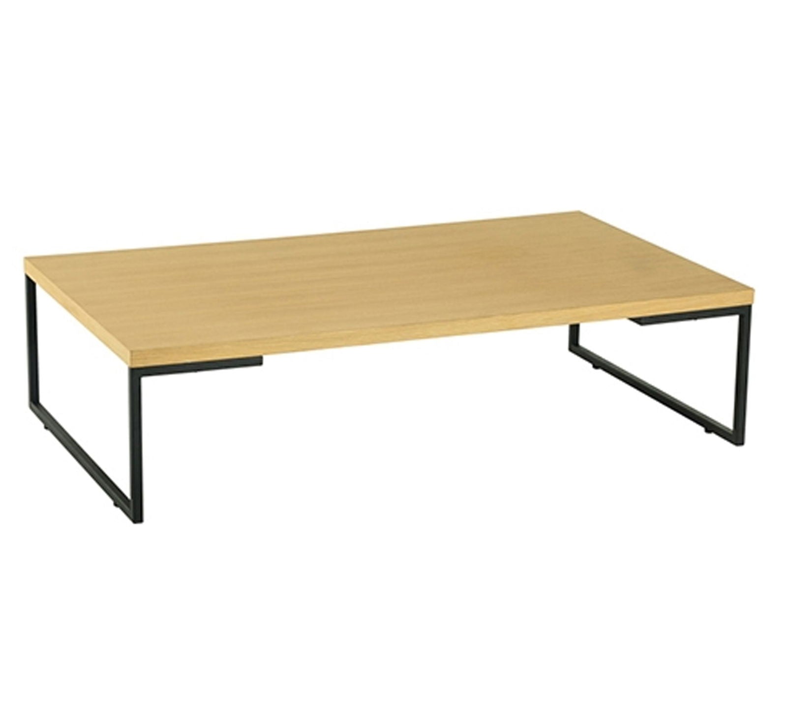 Metal Frame Base Particle Board Top Center Table -