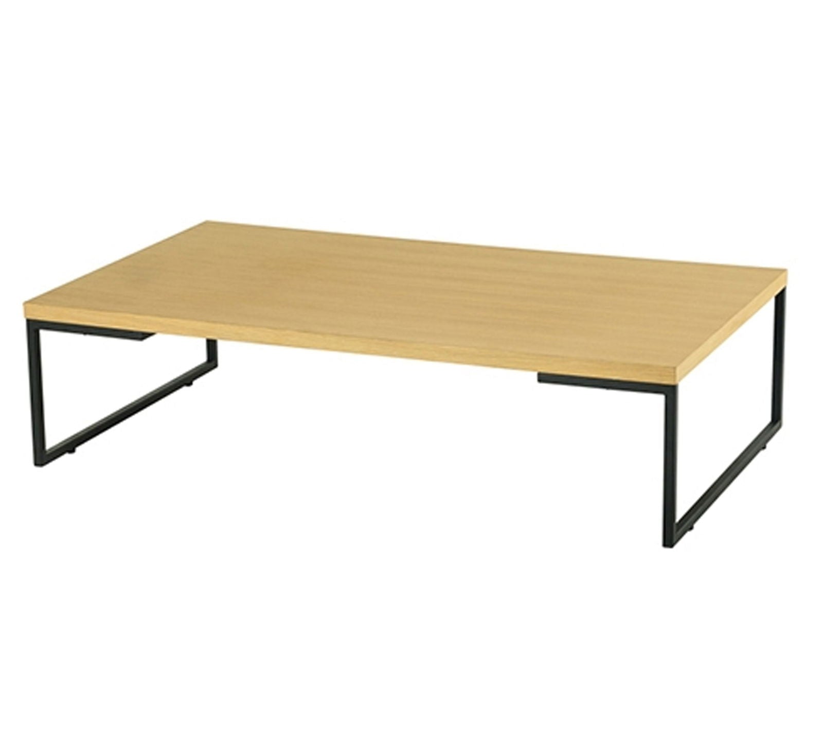 Metal Frame Base Particle Board Top Center Table -