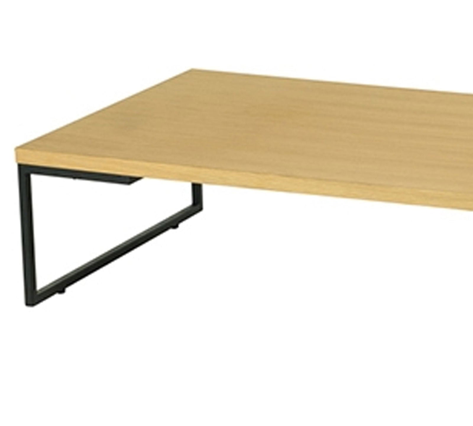 Metal Frame Base Particle Board Top Center Table -