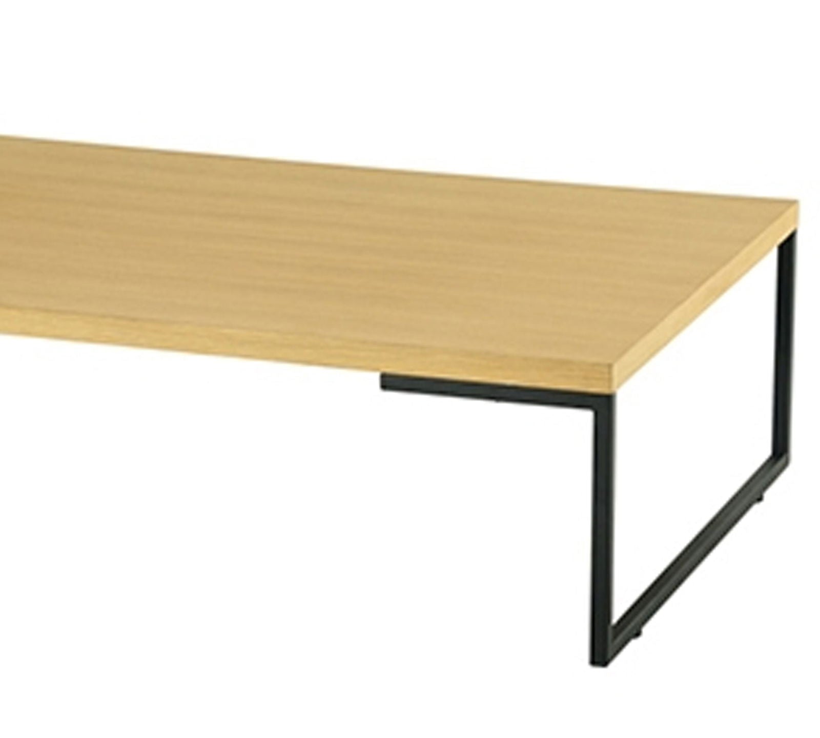Metal Frame Base Particle Board Top Center Table -