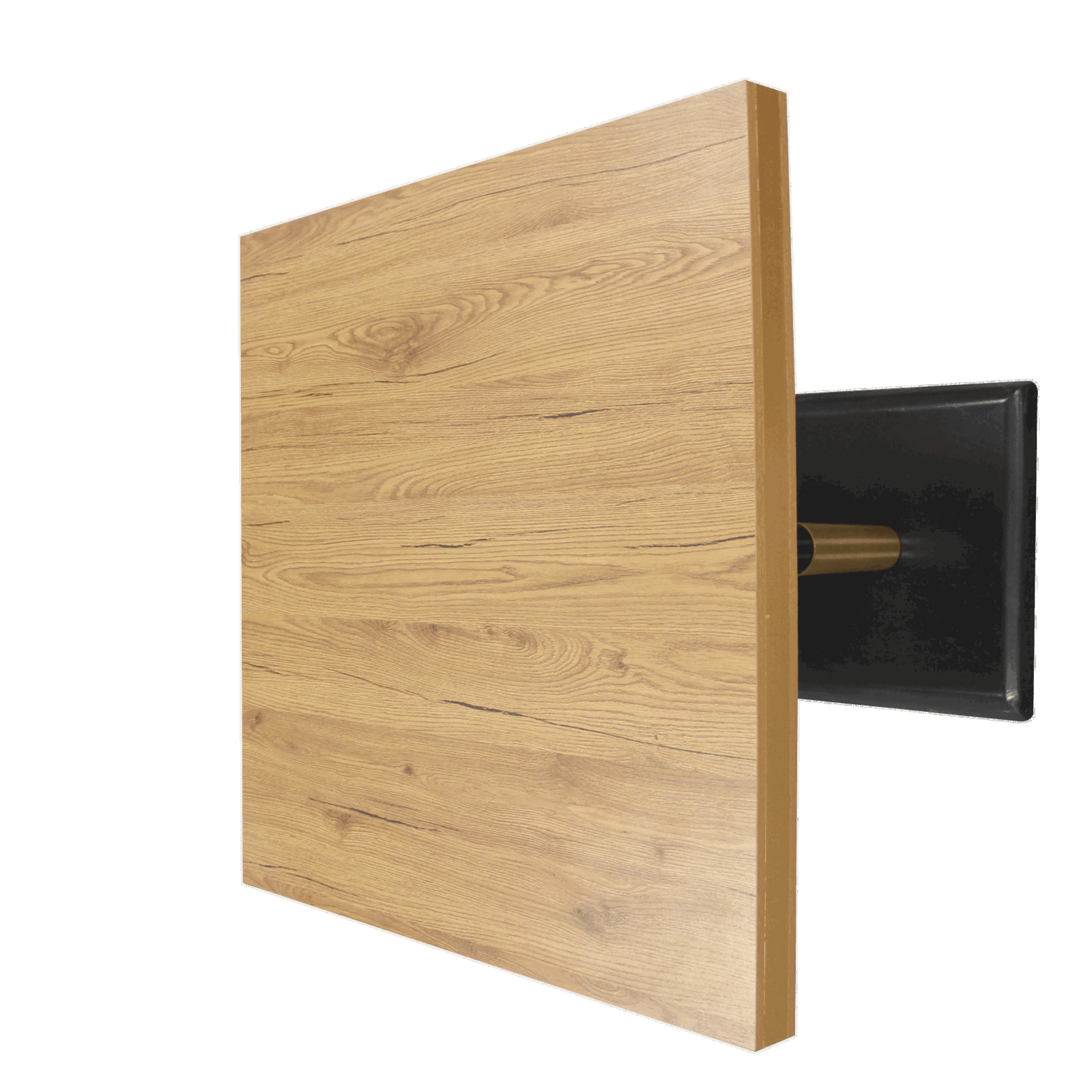 Metal Frame Base Top Square Laminated Board Coffee Center Table -