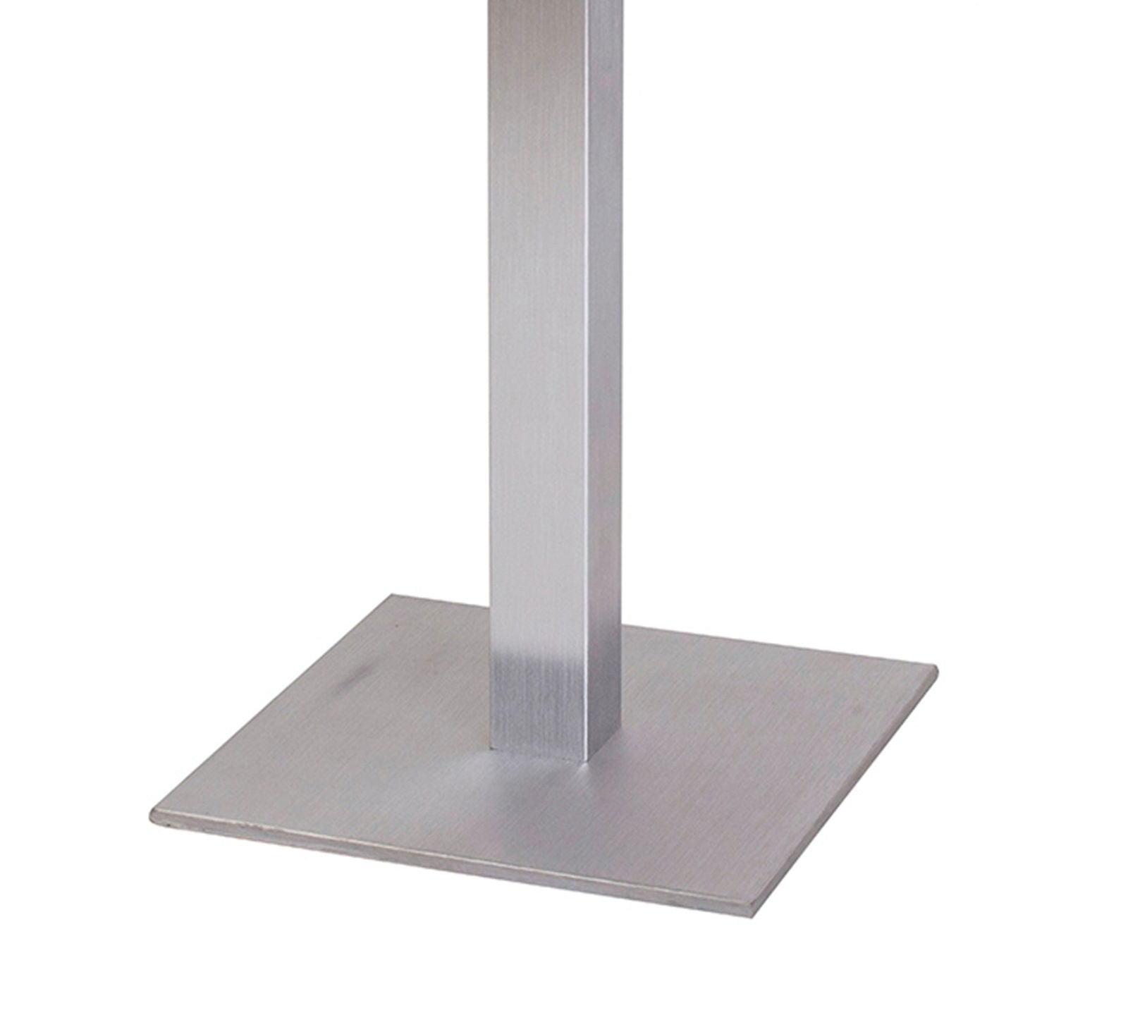Metal Frame Base Wooden Caf?? Center Square Table -