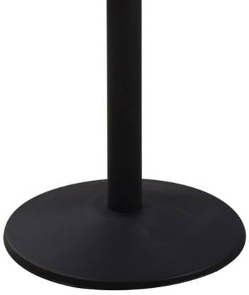 Metal Frame Base Wooden Center Cafe Table -