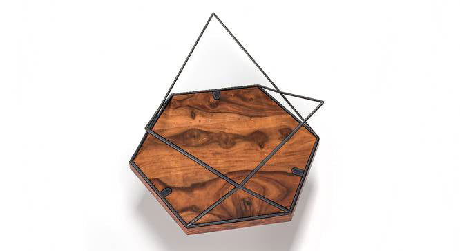 Metal Frame Base Wooden Center Coffee Table -