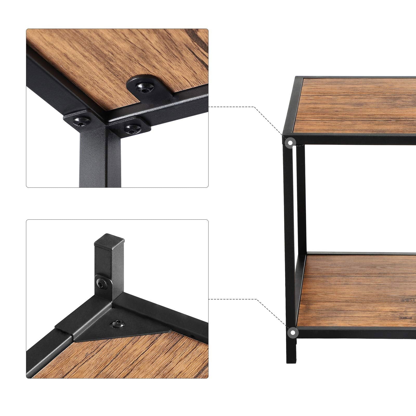 Metal Frame Legs Base Particle Board Center Table -