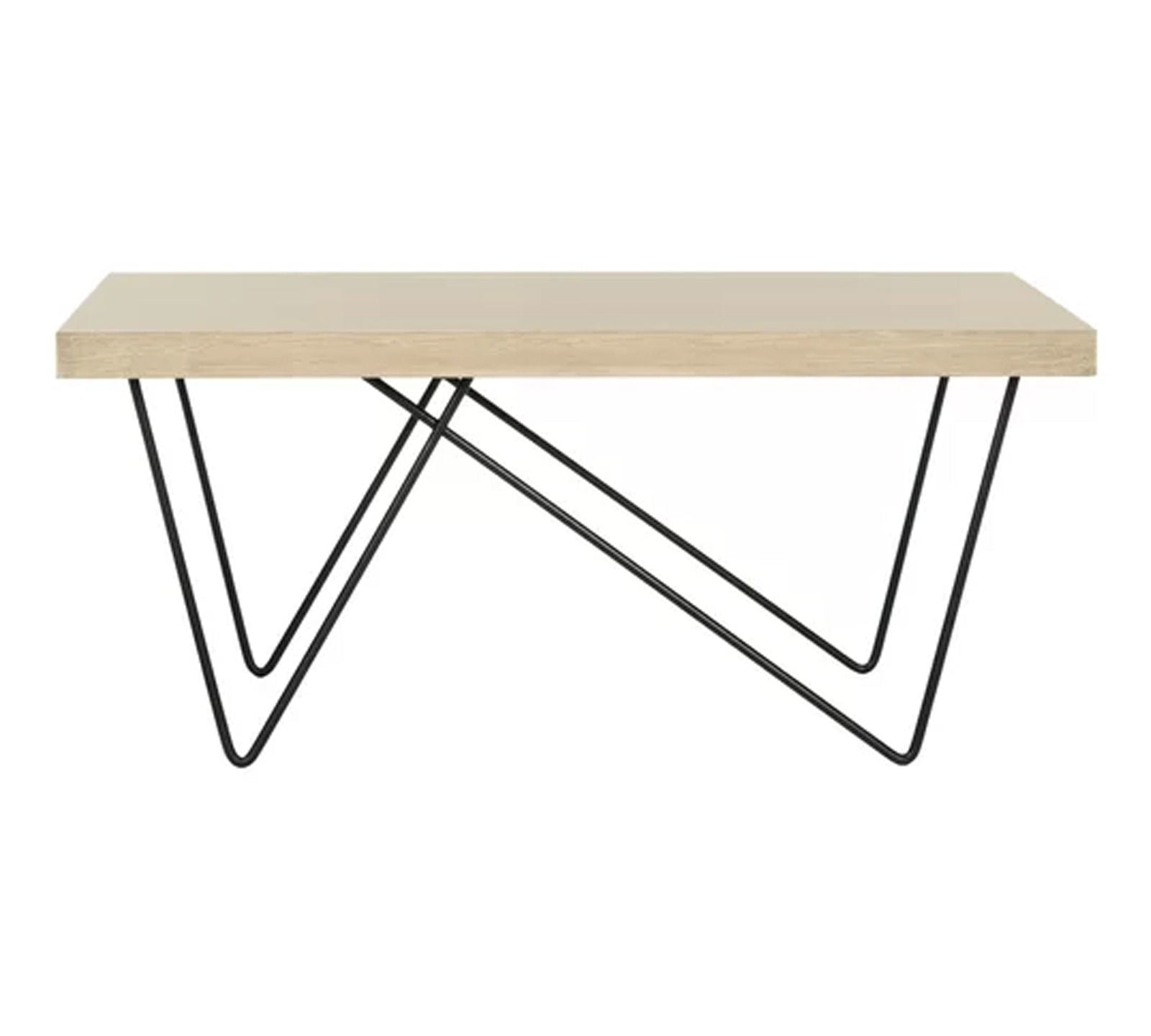 Metal Frame Legs Base Particle Board Wooden Center Table -