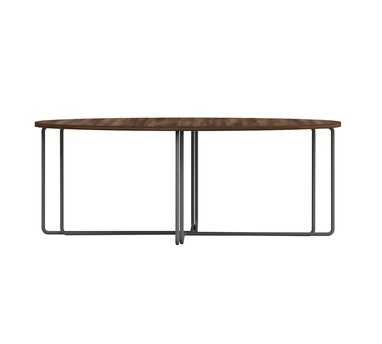 Metal Frame Legs Base Particle Board Wooden Center Table -