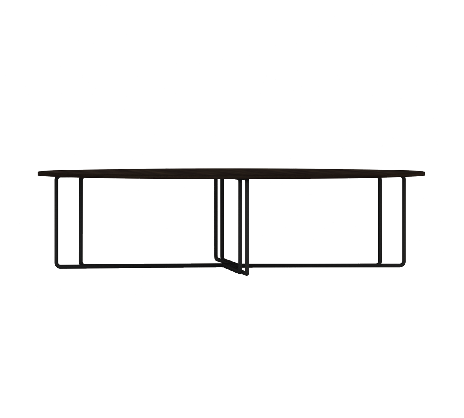 Metal Frame Legs Base Particle Board Wooden Center Table -