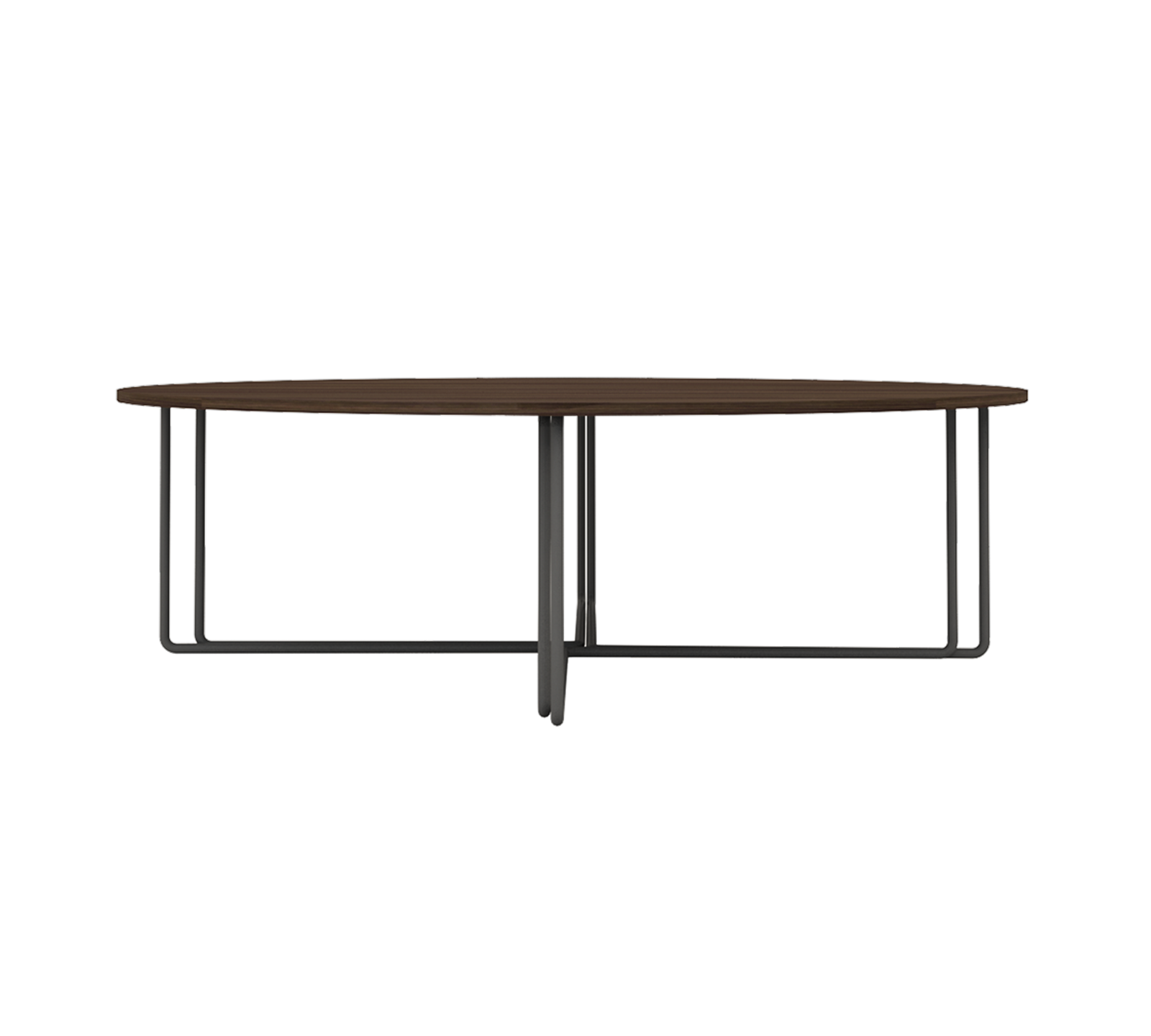 Metal Frame Legs Base Particle Board Wooden Center Table -