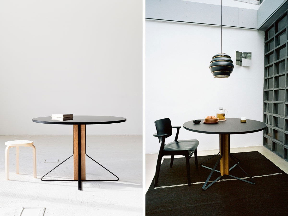 Metal Top Dining Table with Metal MS Frame Base -