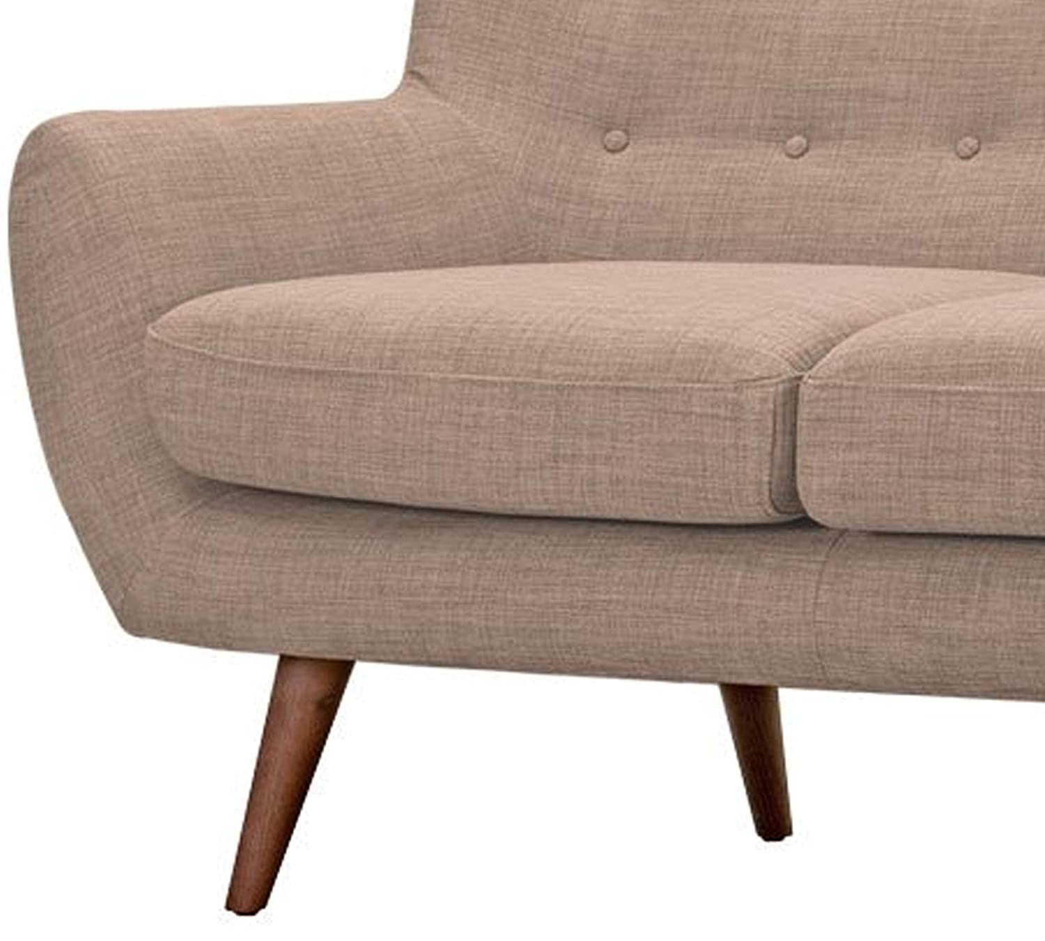 Mid-Century Two Seater Sofa With Wooden Legs -