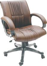 Mid Back Office Chair with Chrome Base -