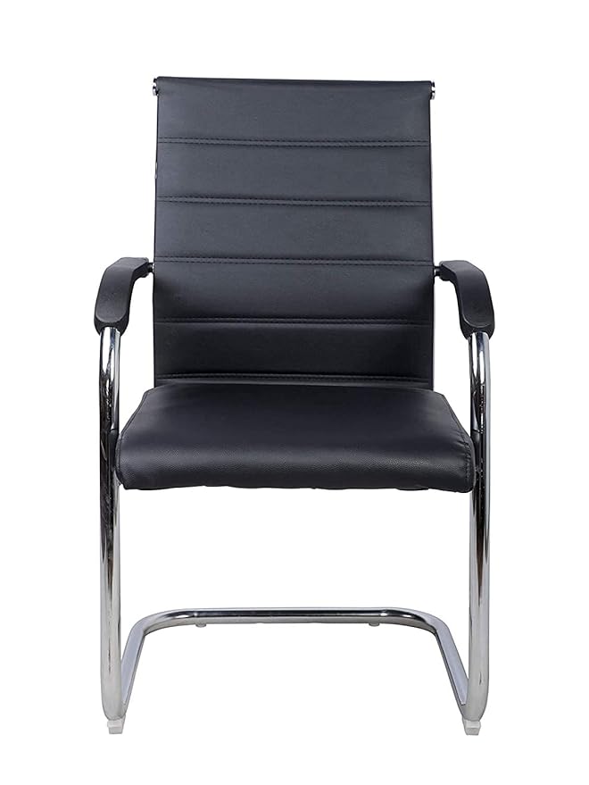 Mid Back Office Executive Visitor Chair, Black -