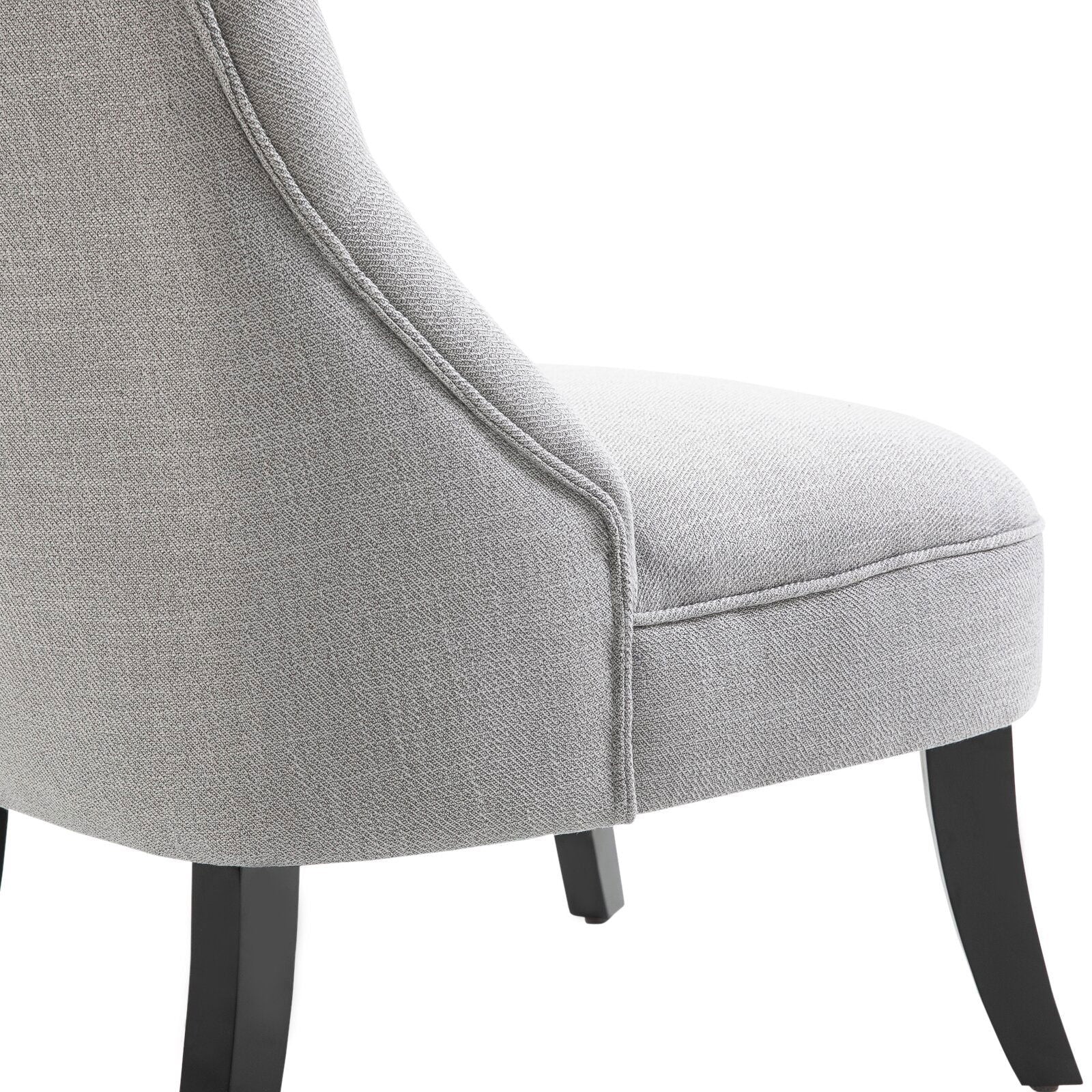 Modern Design Button Tufted With Cushion Accent Chair -
