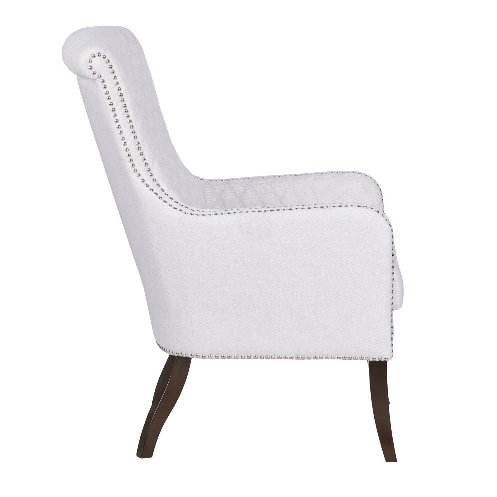 Modern Quilted Accent Chair -