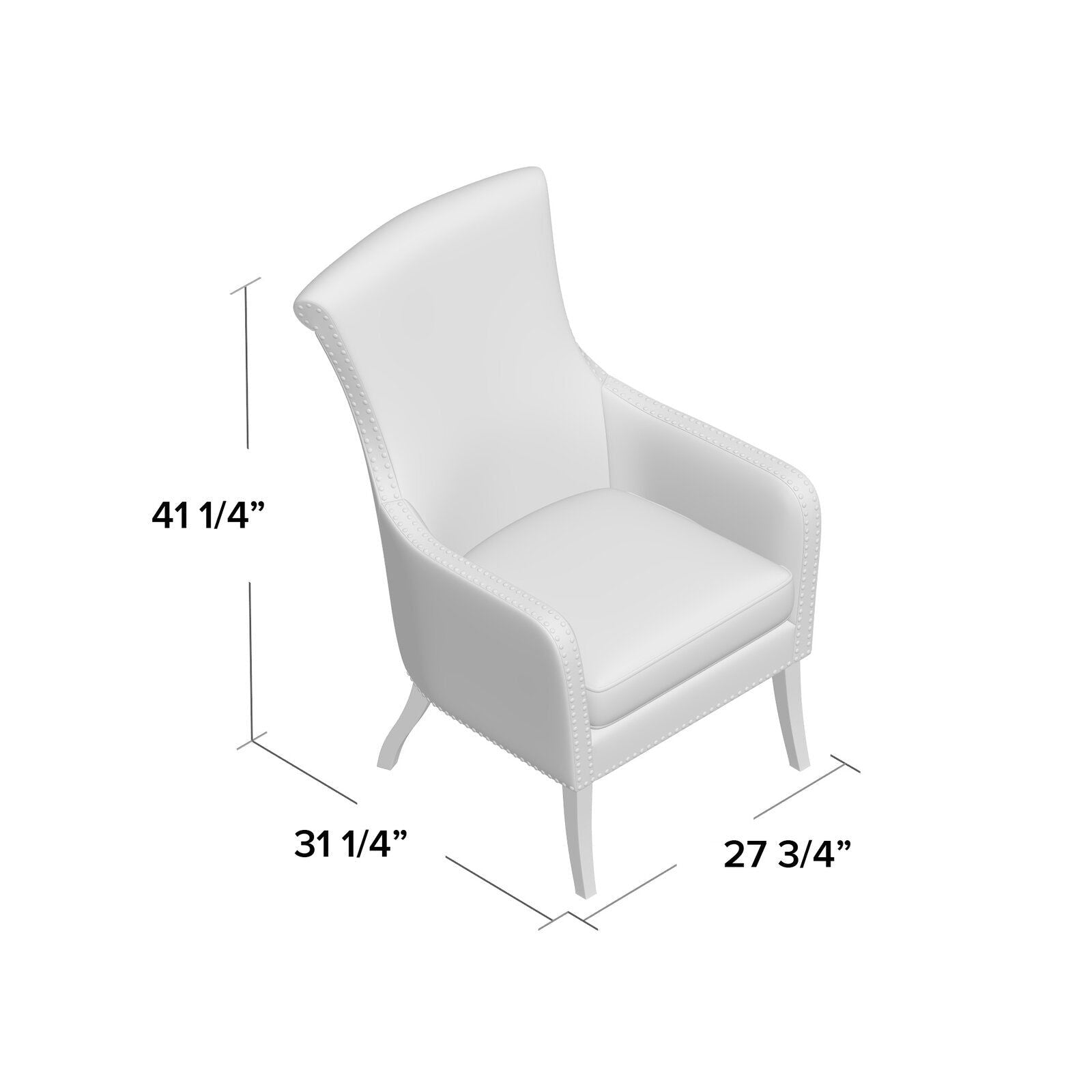 Modern Quilted Accent Chair -
