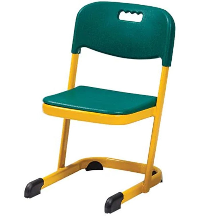 Modern Study Chair in Metal Frame Legs Base -
