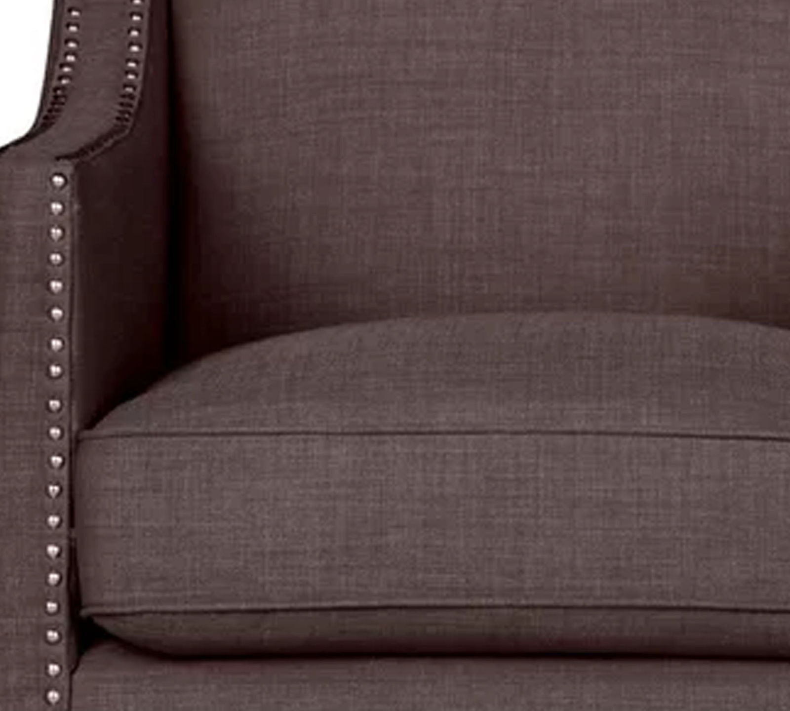Modern Velvet Lounge Chair in Teak Wood with Armrest -