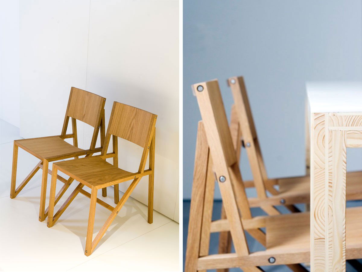 New Design Solid Wood Frame Dining Chair -