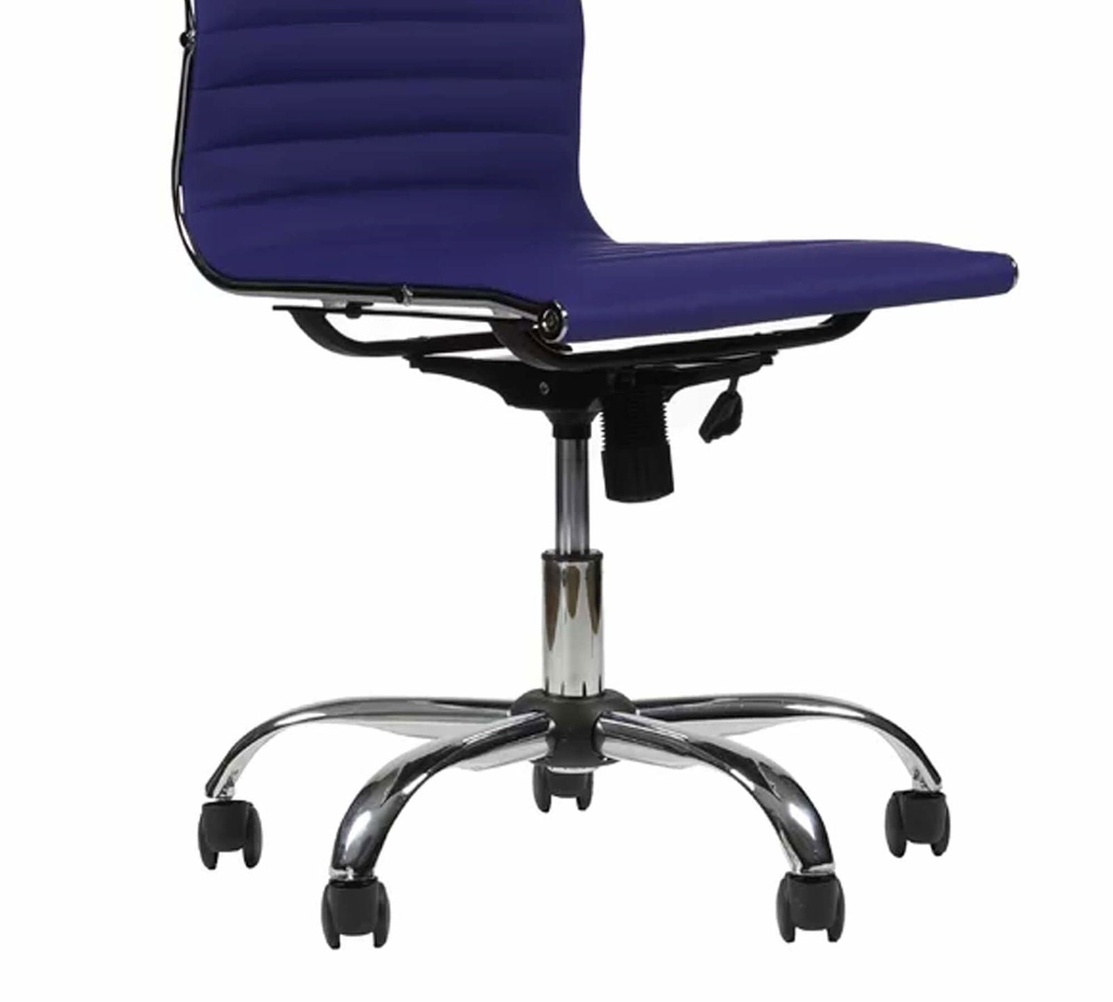 Office Executive Chair High Back with D Shape Armrest and Chrome Base -