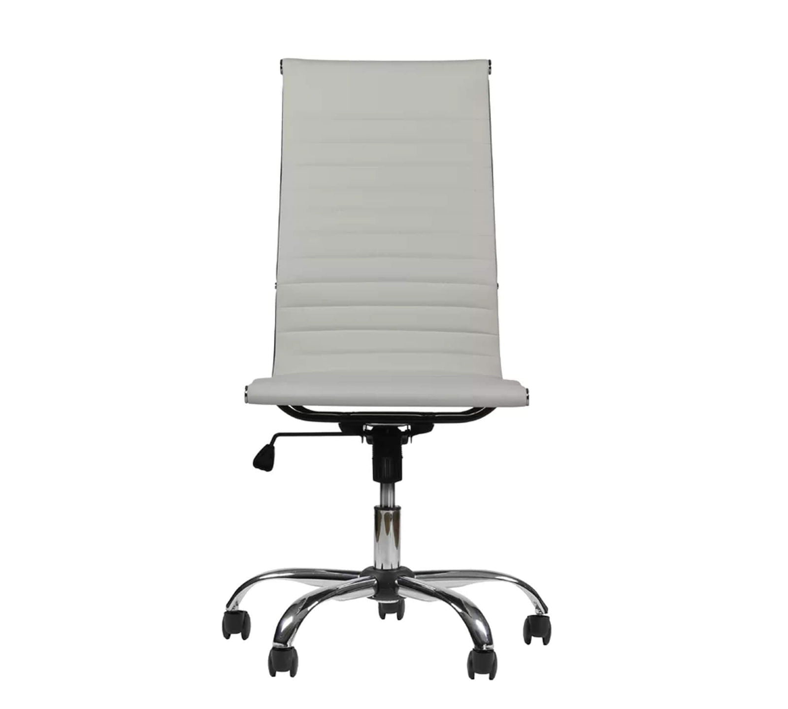 Office Executive Chair High Back with D Shape Armrest and Chrome Base -