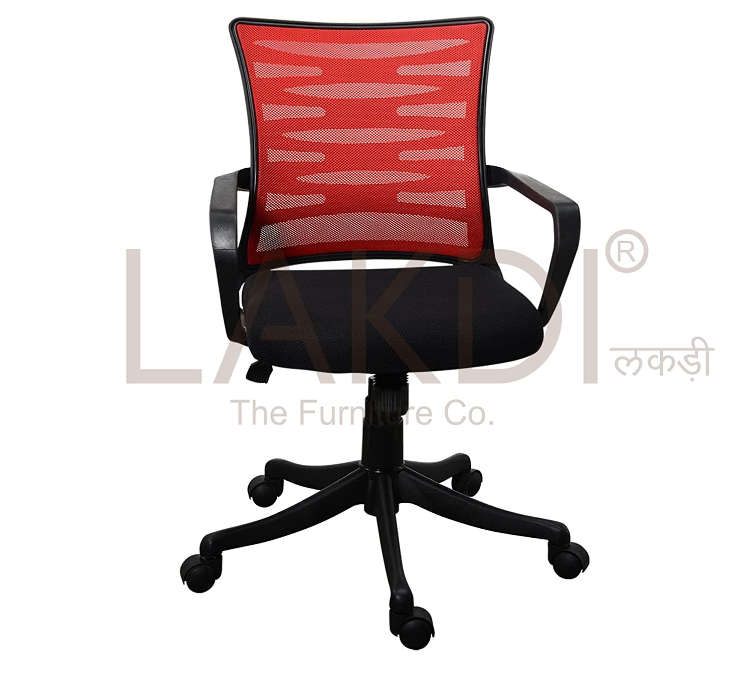 Office Executive Chair in Medium Back Nylon Base -