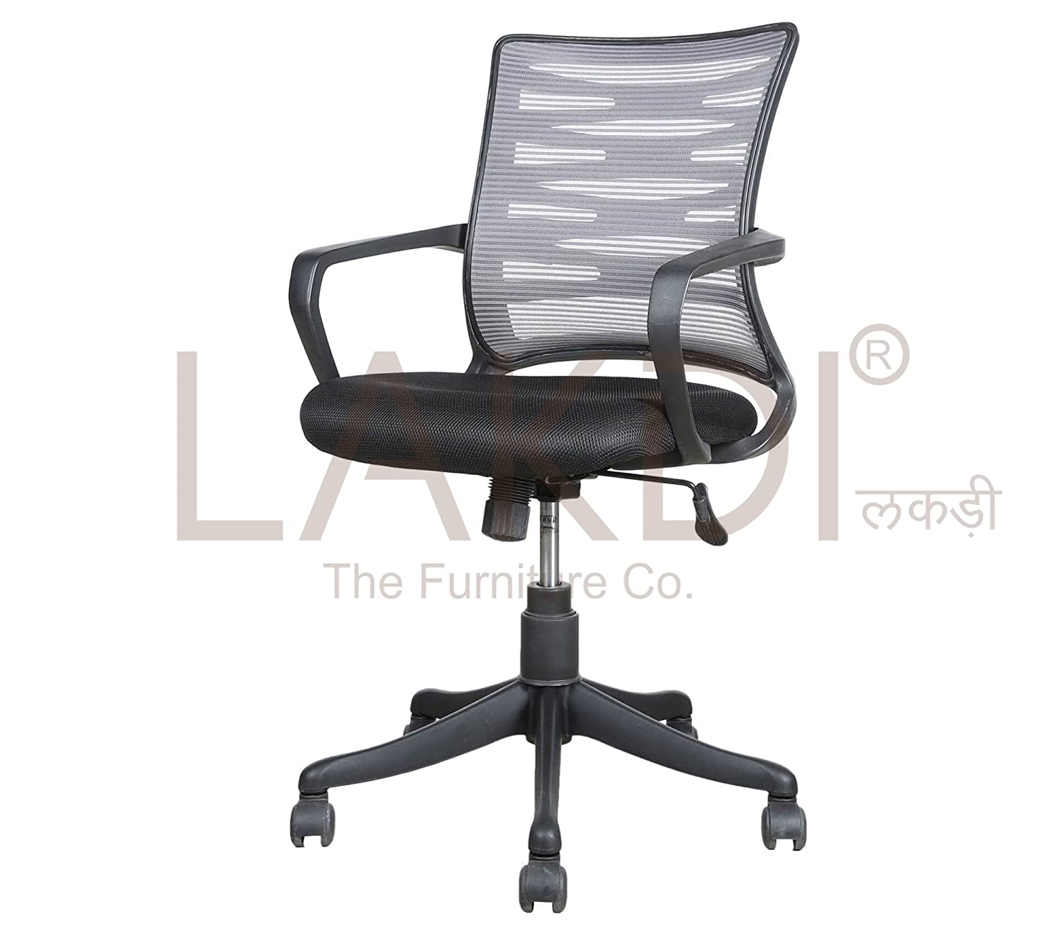 Office Executive Chair in Medium Back Nylon Base -