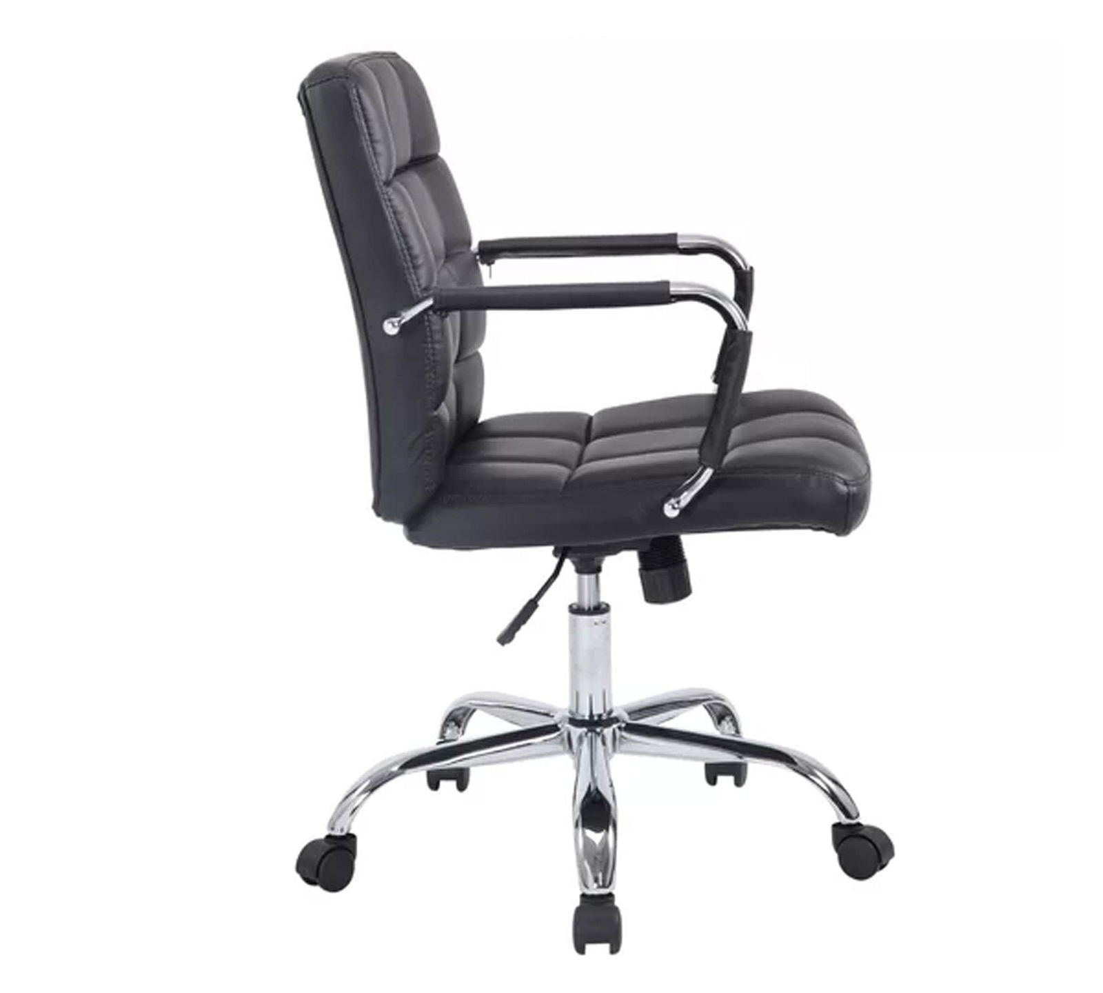 Office Executive Chair with Height Adjustable Chrome Base -