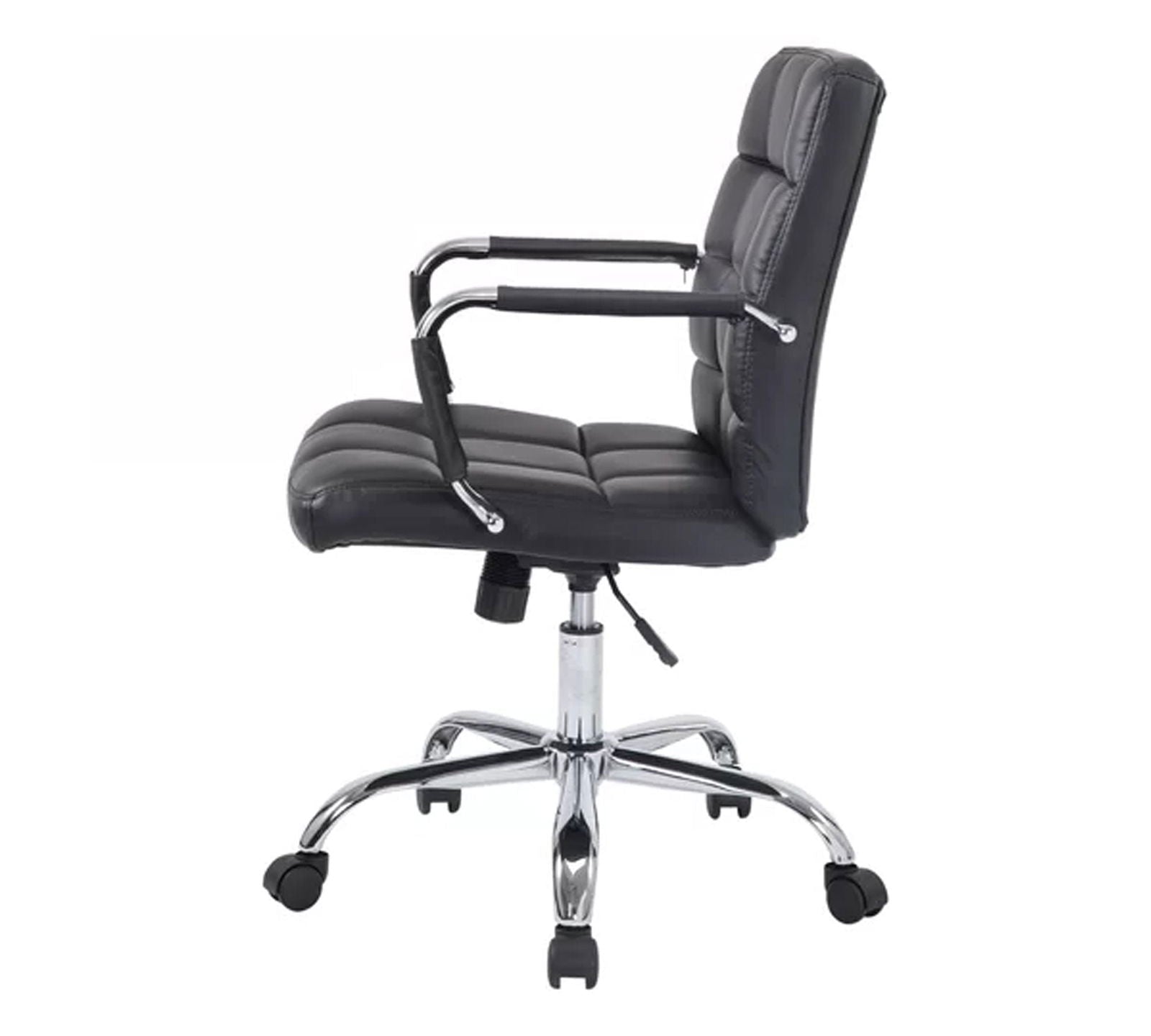 Office Executive Chair with Height Adjustable Chrome Base -