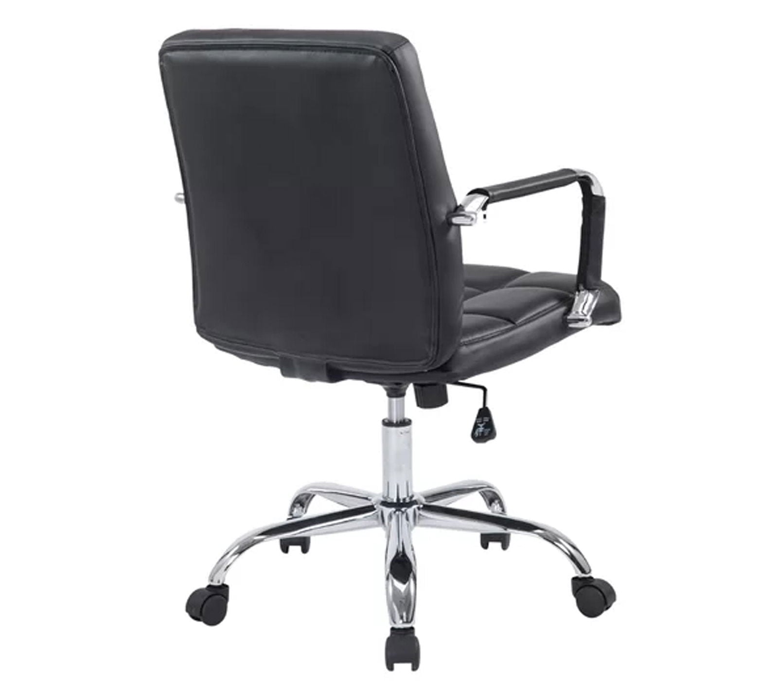 Office Executive Chair with Height Adjustable Chrome Base -