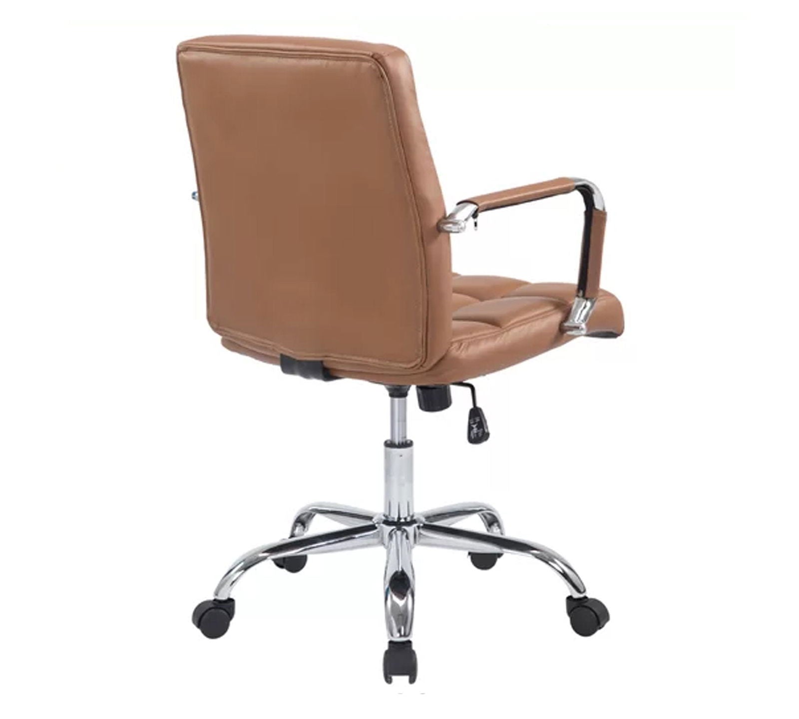 Office Executive Chair with Height Adjustable Chrome Base -