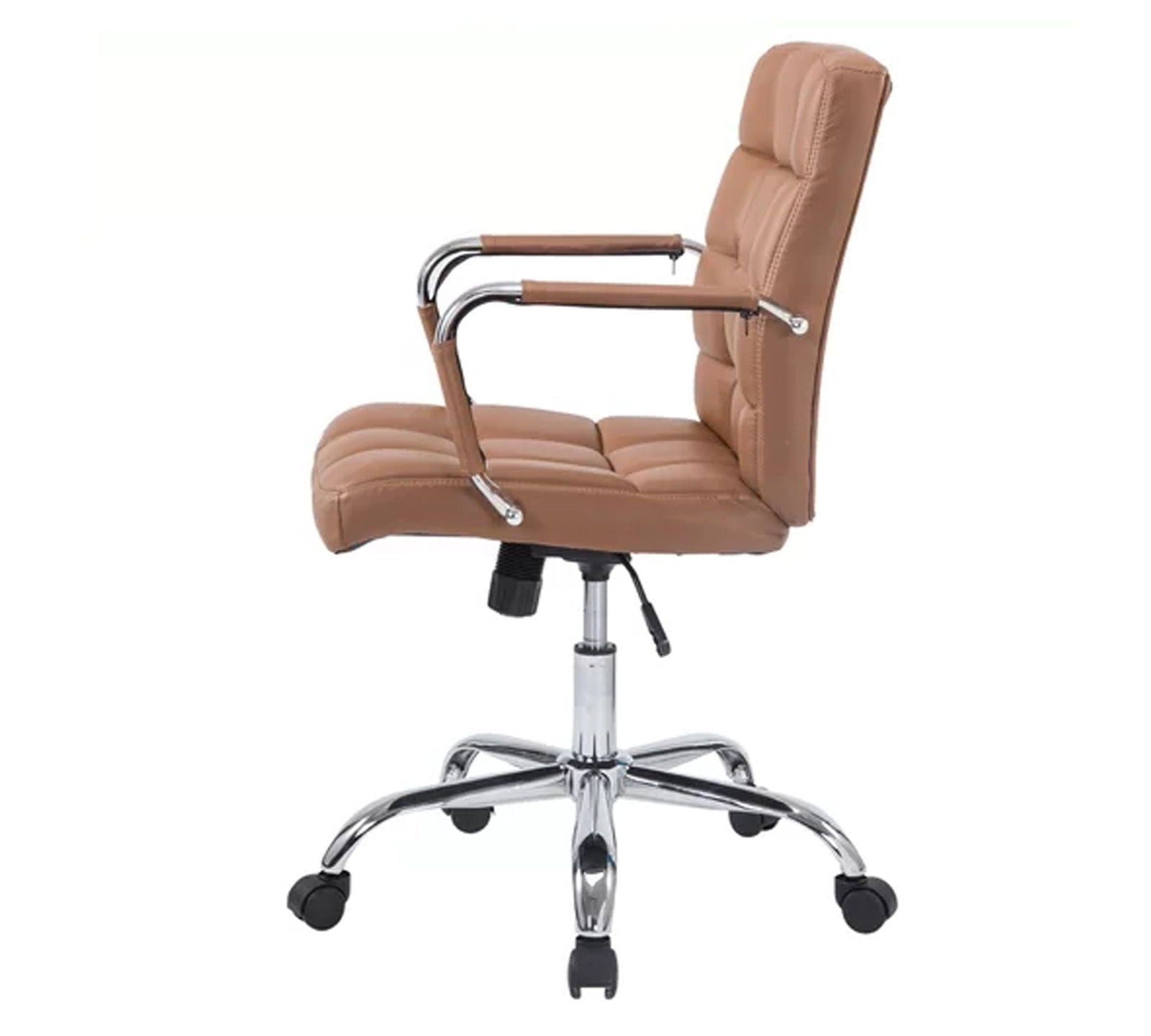 Office Executive Chair with Height Adjustable Chrome Base -