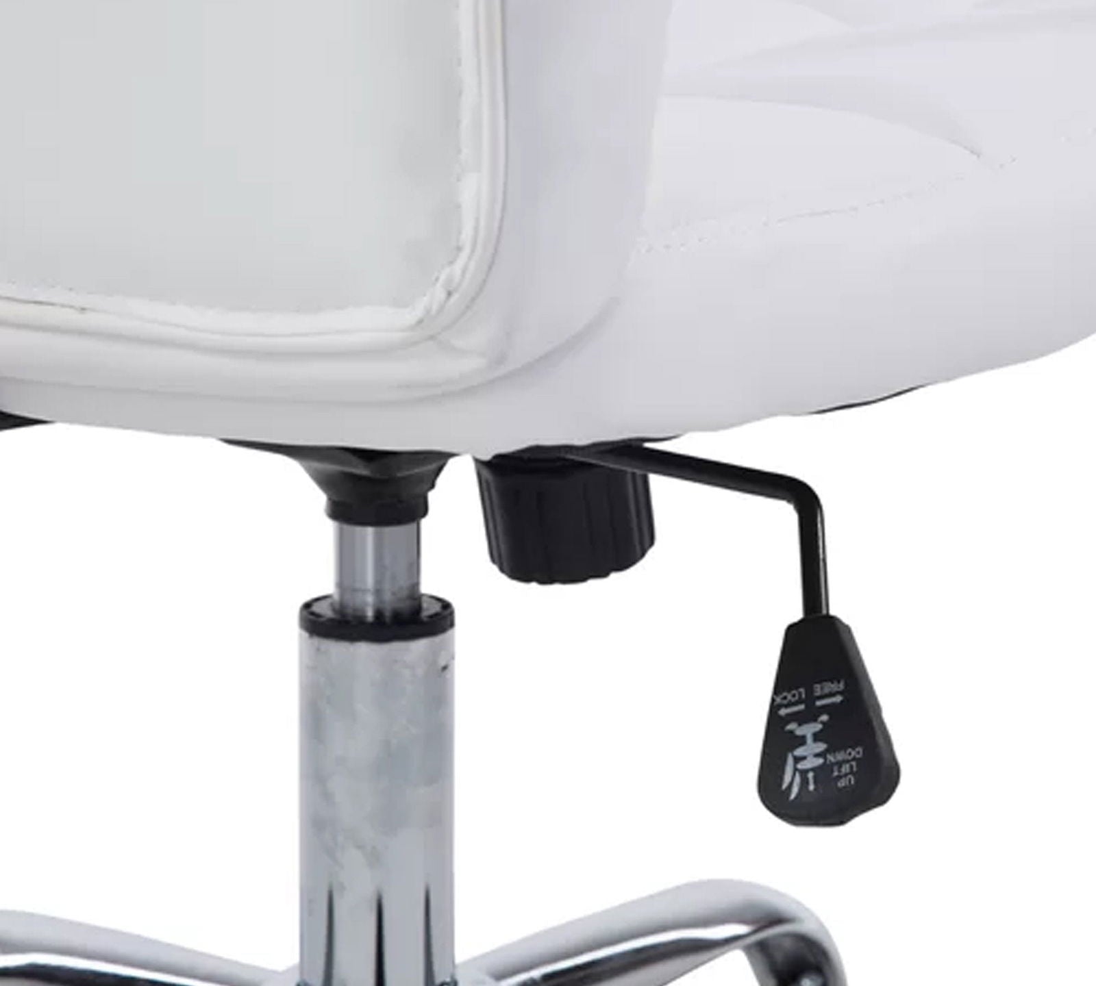 Office Executive Chair with Height Adjustable Chrome Base -