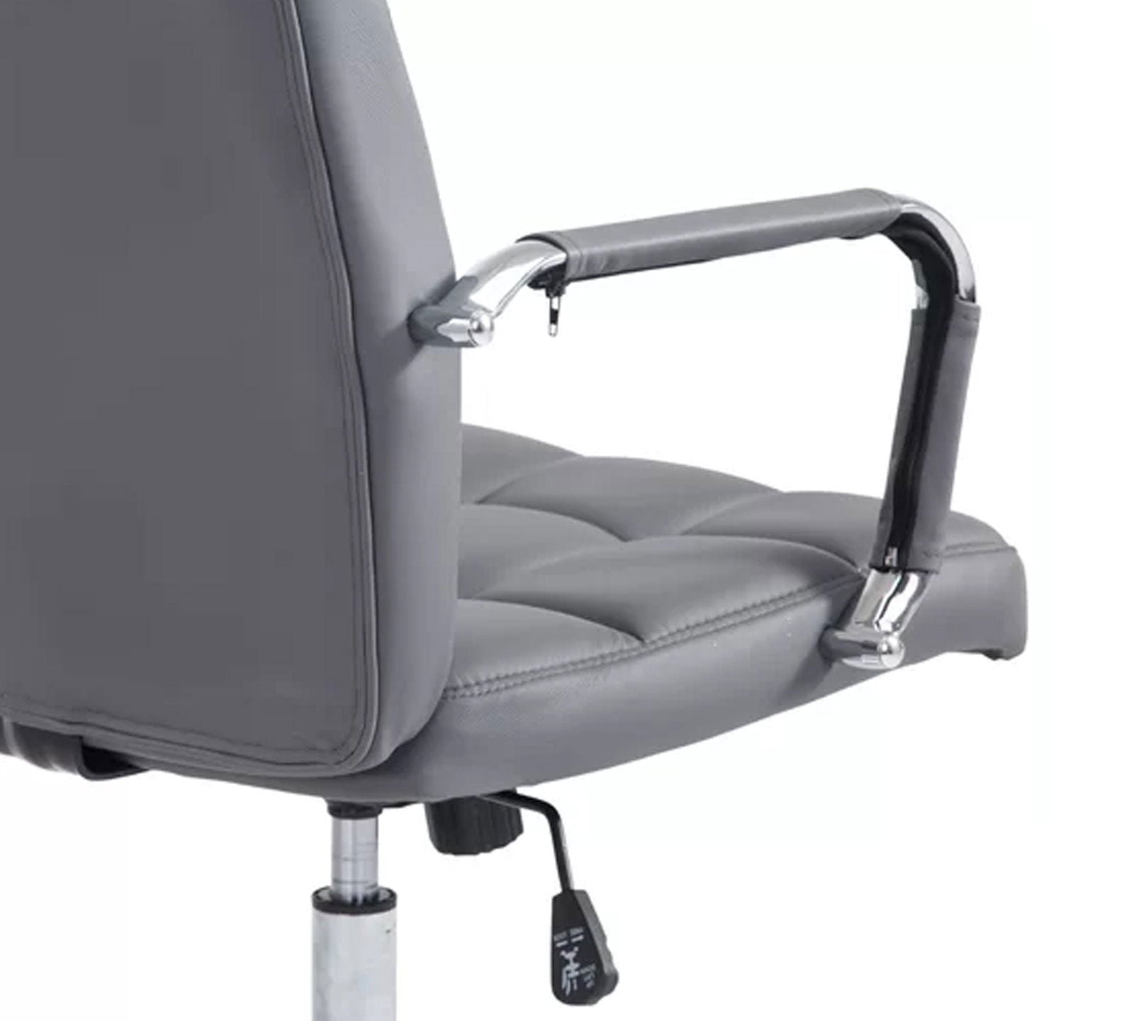 Office Executive Chair with Height Adjustable Chrome Base -