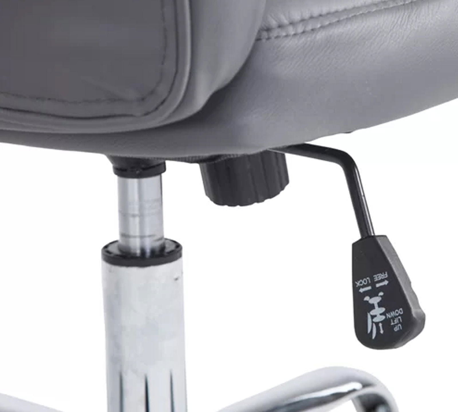 Office Executive Chair with Height Adjustable Chrome Base -