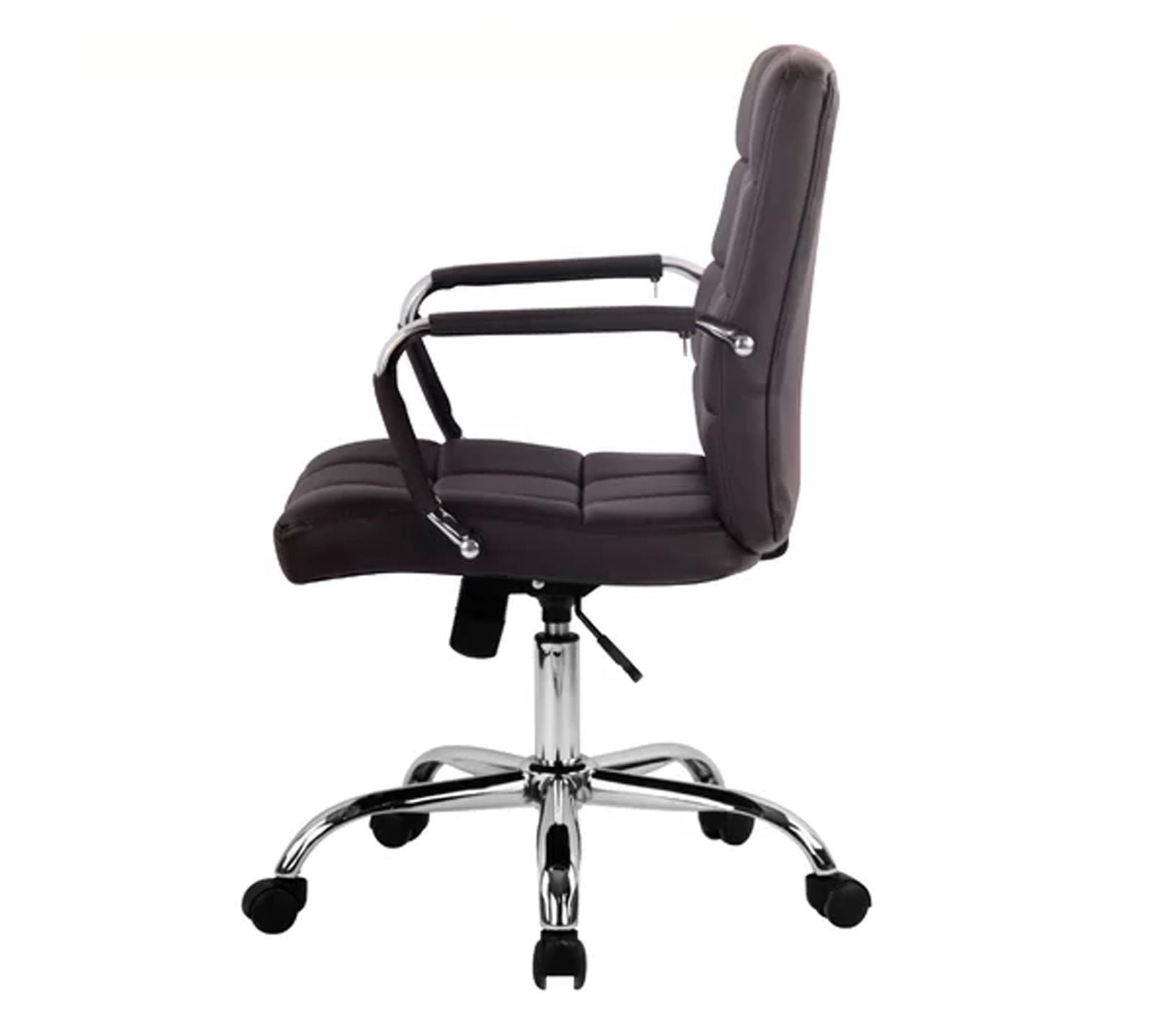Office Executive Chair with Height Adjustable Chrome Base -