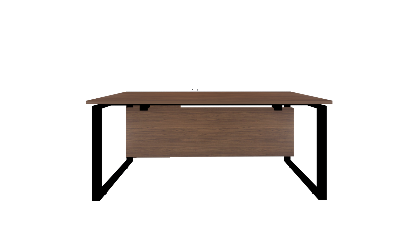 Office Executive Table with Metal Frame Legs Base & Top Particle Board -